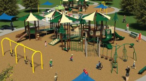 5-8 Age-Group Special Needs Playground at Margarita Community Park in Temecula, CA