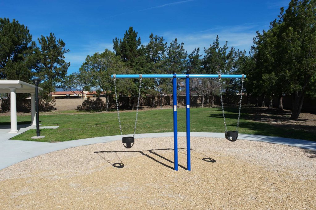 San Bernardino HOA playground swings