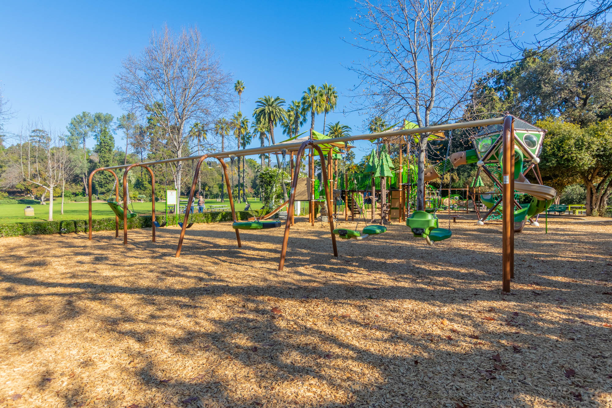 Inclusive Swing Set at Lacy Park Playground